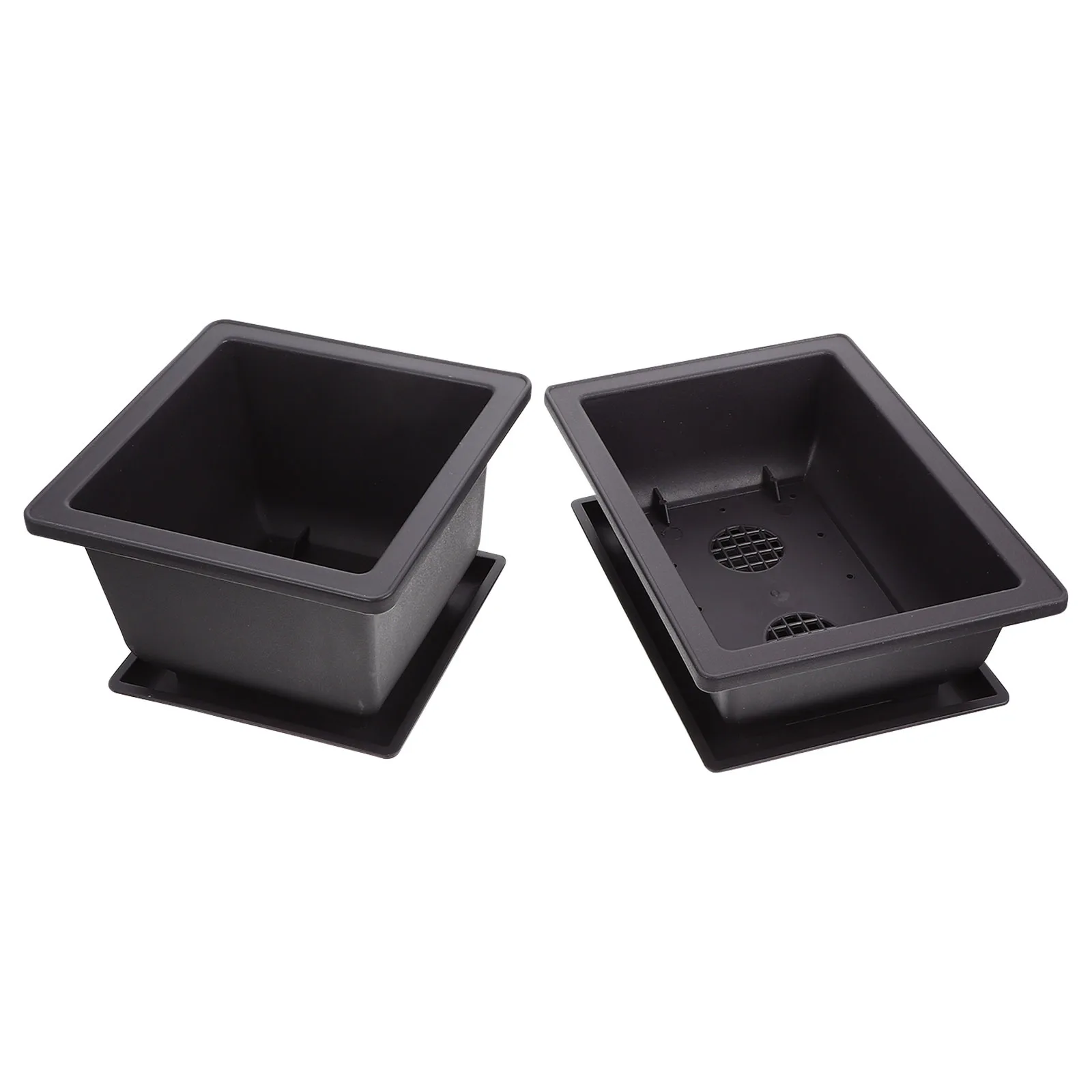 

2 Sets Plastic Flower Pot Nursery Pots Plant Multipurpose Planting Planter Succulent Seedling Accessories
