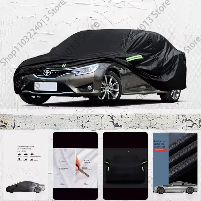 

For Toyota Reiz Anti-UV Sun Shade Rain Snow Resistant Black Cover Dustproof Car umbrella Full Car Cover Outdoor Protection