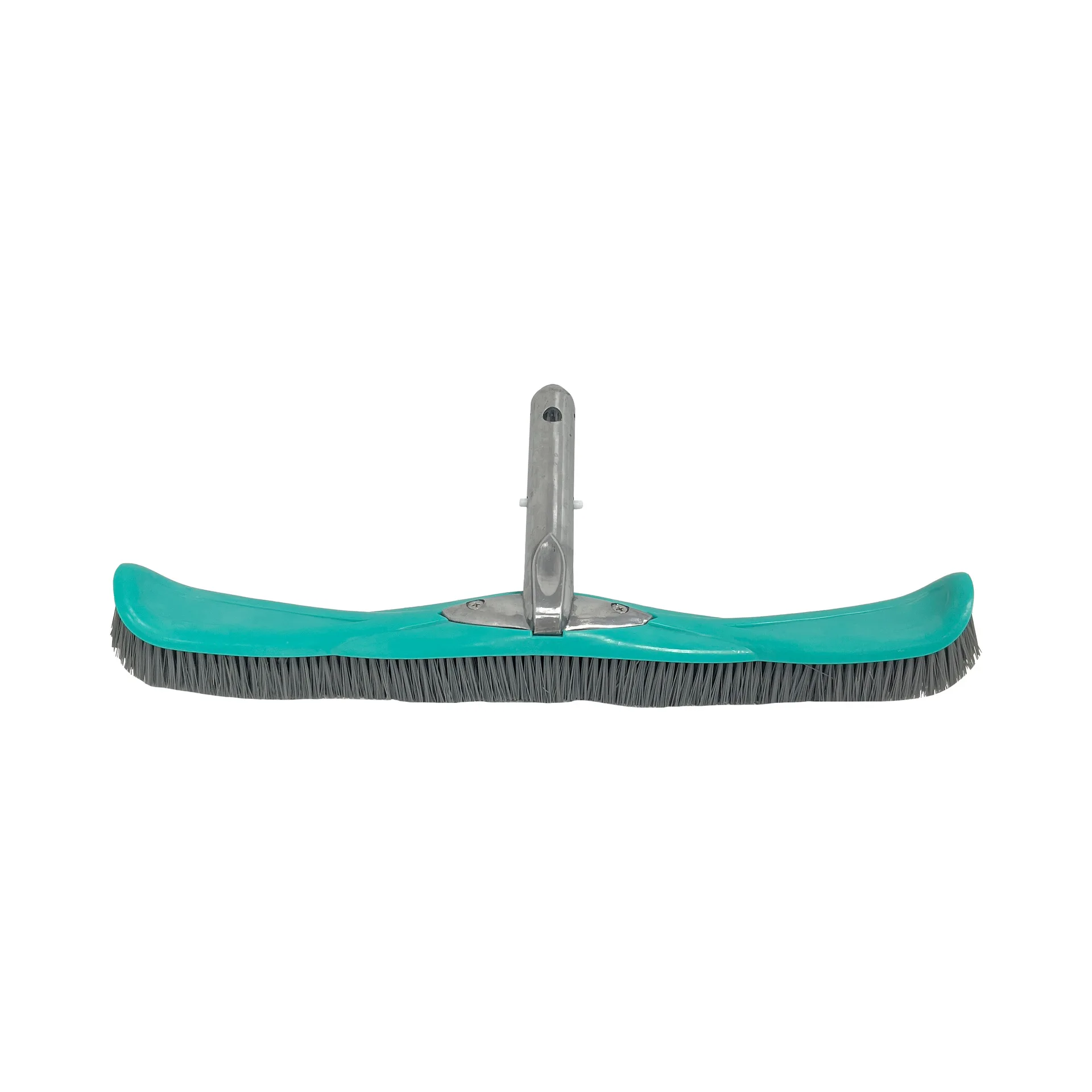 20 Inch Pool Brush With Aluminum Handle Elastic Polyethylene Bristles Cleaner Equipment Customizable Color