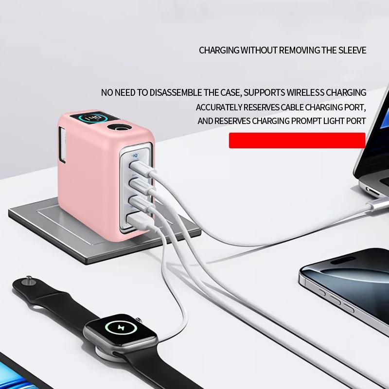 حافظة حماية عالية الجودة مضادة للخدش والغبار والصدمات مناسبة لعلبة حماية الغبار لشاحن Anker Zolo 140 وات #5