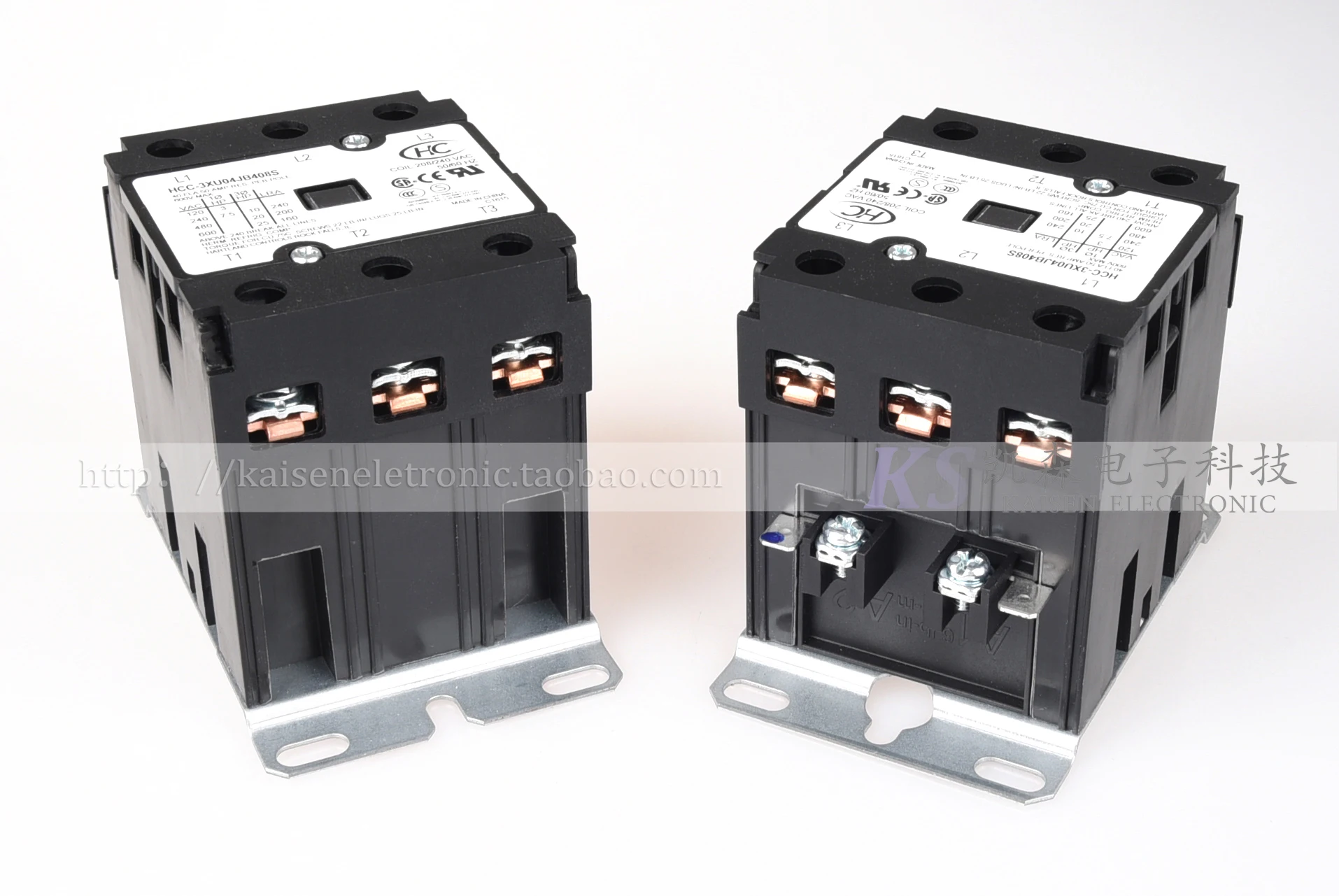 208/240V 30A HCC-3XU02HD with protective cover 40A HCC-3XU04JB KC AC contactor