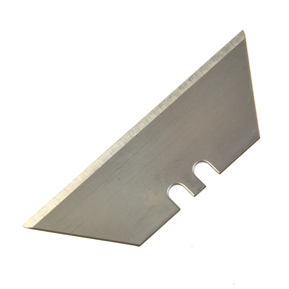 10 Pcs K-nife Blade 19mm Width SK5 Metal Utility K-nife Blades For Home School HandCraft Paper Box Cutting Trapezoid Blade