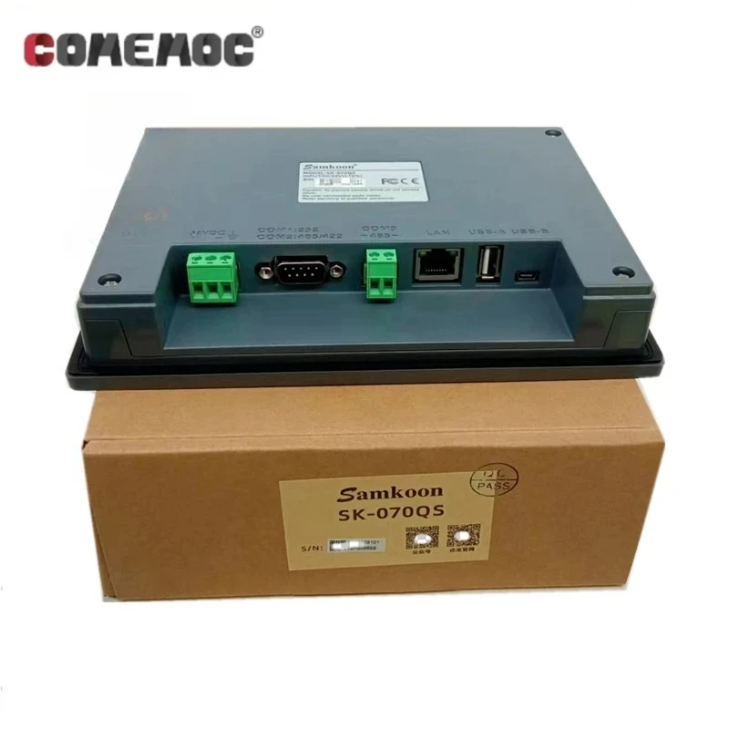 Samkoon 7 Inch SK 070QS DC24V Touch Screen HMI 800 * 480 resolution