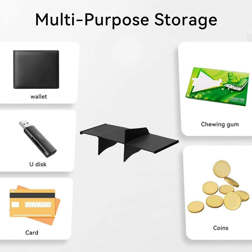 AB61-Car صندوق القفازات مقسم لشركة هيونداي سانتا في 2024 2025 اكسسوارات التقسيم المنظم صندوق القفازات مساحة التخزين #2