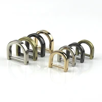 2pcs Metal Detachable D Ring Open Screw Dee Buckle Shackle Clasp for Leather Craft Bag Strap Belt Buckle Handle Shoulder Webbing 6
