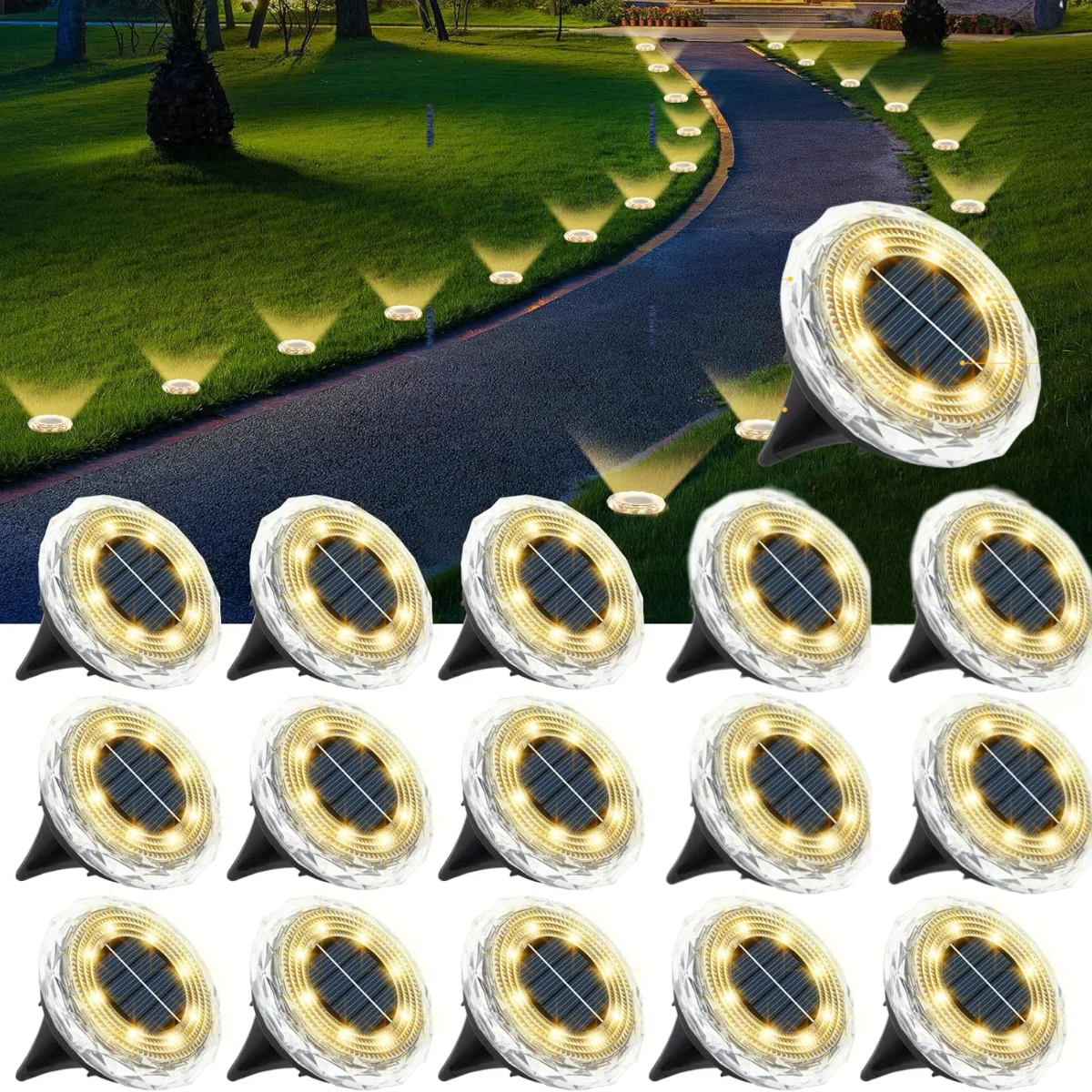 4/8/16PCS Solar Lig…