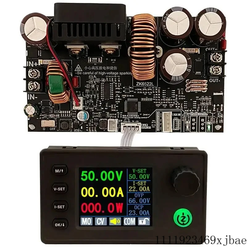 

ZK-6522C CNC Step-Down DC Adjustable Voltage Regulator 22A 1400W Power Supply Module