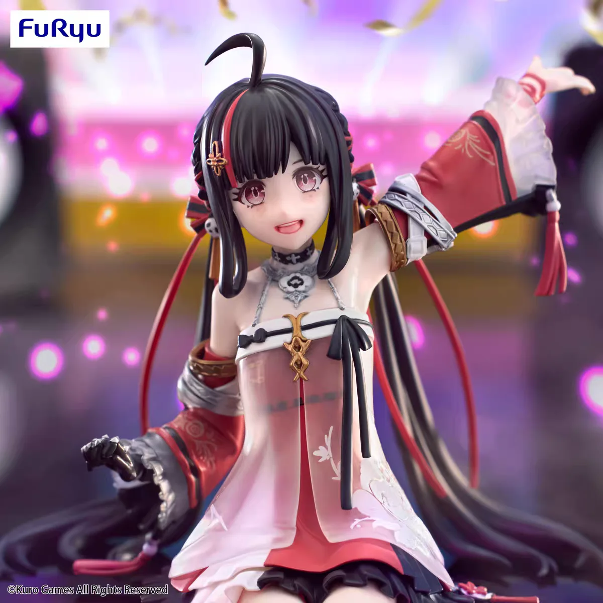 In Voorraad FuRyu Originele GRIJZE RAVEN: PUNISHING Pu Lao Hua Zhong Instant noodle druk PVC Figuur Anime Action Model Speelgoed Gift