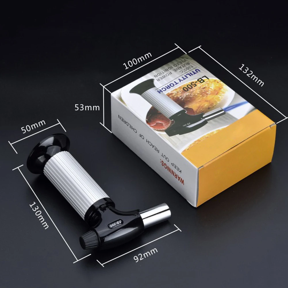 

2pcs High Temperature Welding Tool Eco Friendly Windproof Waterproof High Pressure Jet Flame Ergonomic Design Lightweight