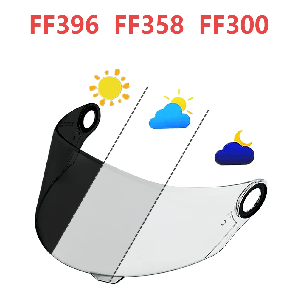

Photochromic FF396 FF358 FF300 Visor for FW3 Gt Gtn Gtx Gt5 Gt2 Jokker R1 Reggae Super Helmet Visière Moto Face Shield