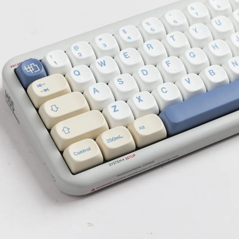 

143 Key soy milk PBT Keycap MOA Profile Dye Sublimation Keycap For Gaming Mechanical Keyboard Keycap MX Switch XDA Keycaps