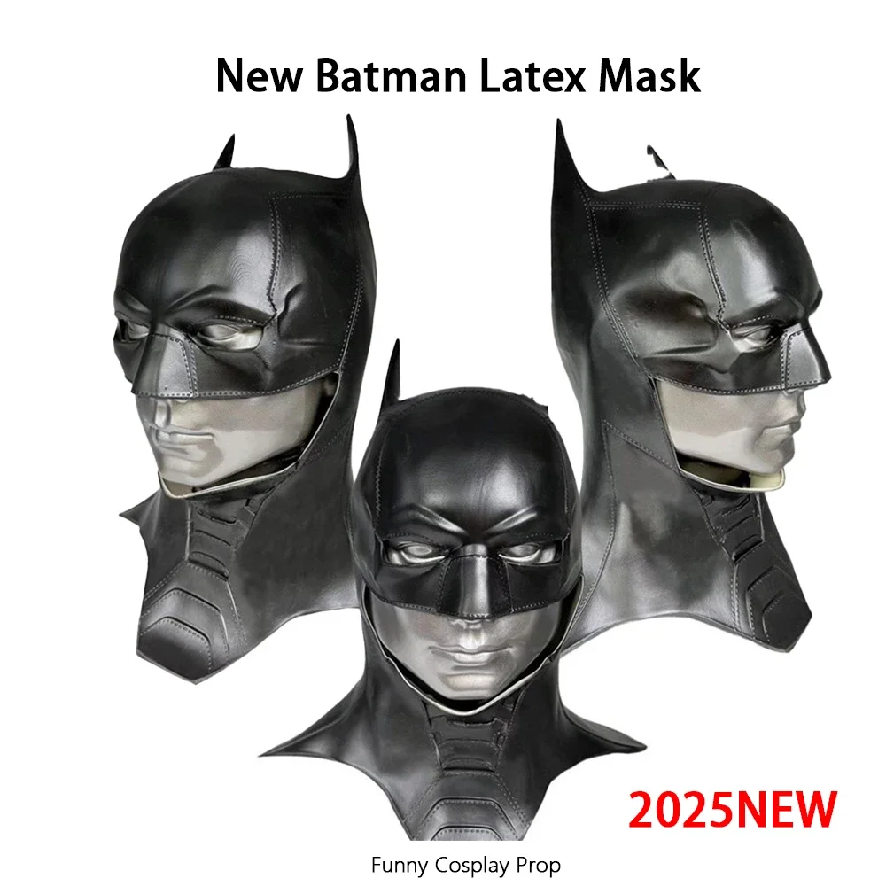 قناع باتمان اللاتكس الاحترافي - غطاء رأس لزي فارس الظلام الدقيق لفيلم الهالوين التنكرية وأحداث الأفلام جودة الفيلم #1