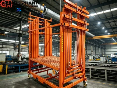 Fast Assembly Heavy Duty Electric Lifting Scaffold 2-15m 500kg Max Load Motor Powered For Building Construction