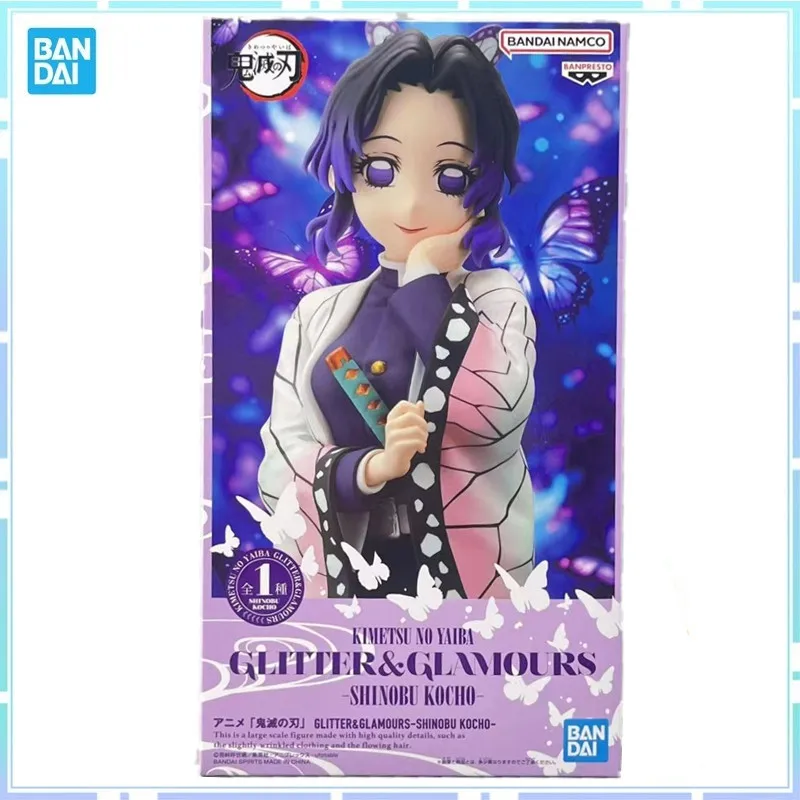 

Bandai оригинальный BANPRESTO аниме Demon Slayer GLITTER & GLAMOURS Kochou Shinobu ПВХ фигурка модель Коллекционная игрушка подарки