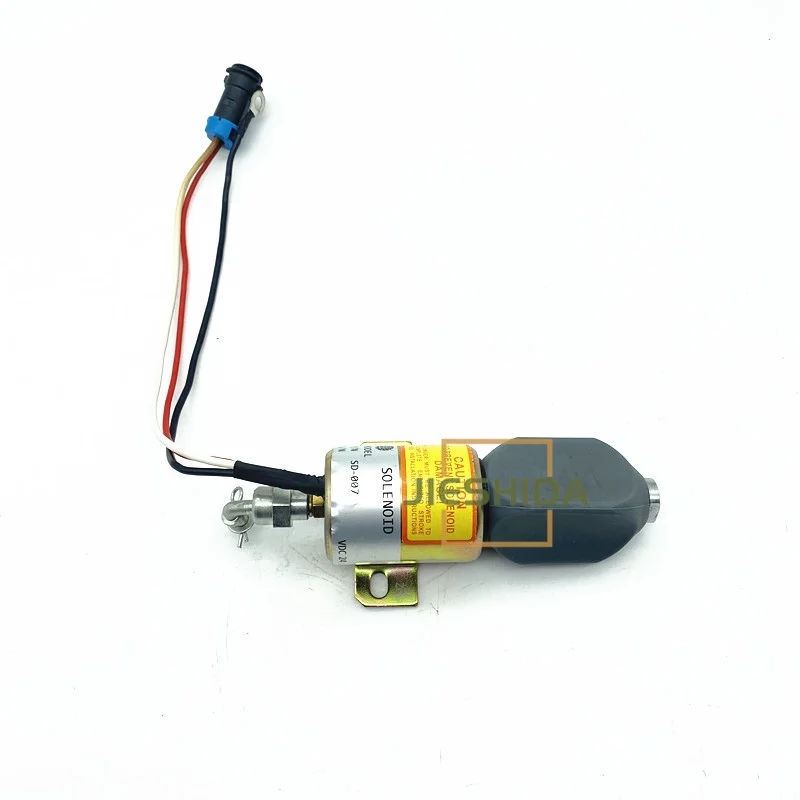 For Kubota flameout solenoid valve SD-007 flameout switch shutdown solenoid valve loader excavator accessories1