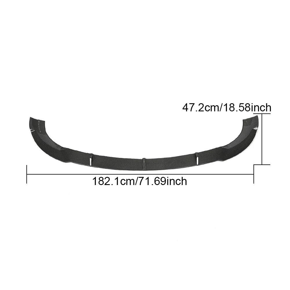 

High Quality Carbon Fiber Front Bumper Lip for Mercedes Benz W213 E Class E350 E450 Sedan 2021 2022