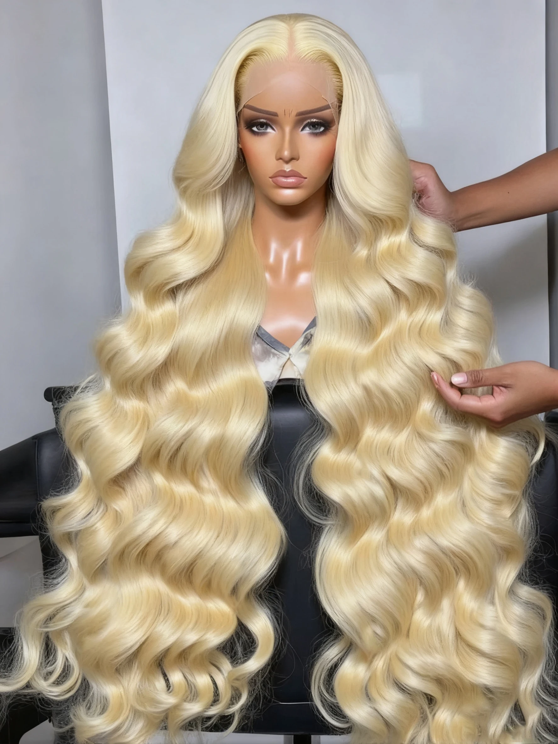 

30 Inch 613 Blonde Body Wave 13x6 HD Lace Frontal Wigs 100% Human Hair Colored Honey Natural Wave Lace Front Wig For Black Women
