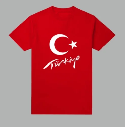 Turkish Flag Turkey Men T-Shirt Star Crescent Gift Short Sleeve Casual Oversized T Shirt