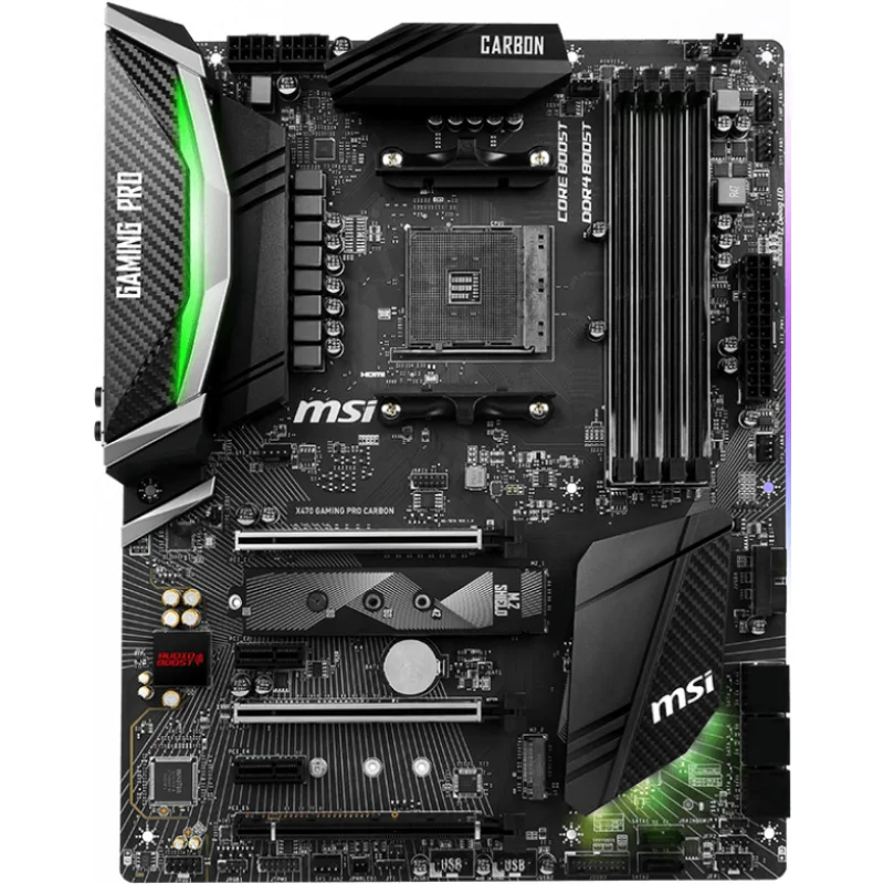 FOR MSI X470 GAMING PRO CARBON Gaming Motherboard Supports 3700X/3800X/3900X