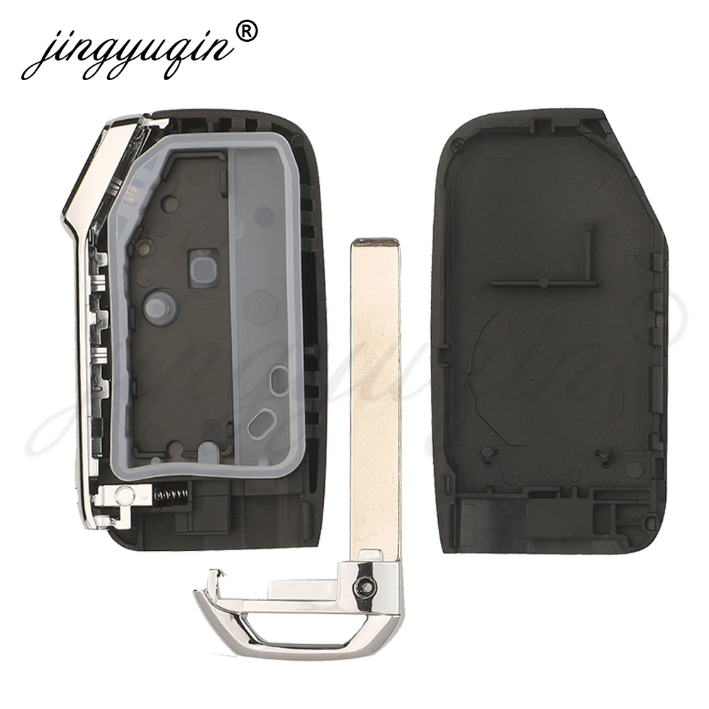 Jingyuqin Fernbedienungs-Autoschlüsselgehäuse für Kia Sportage Niro Ceed Sorento Cerato Forte Seltos Telluride 2017-2025 Smart Fob Gehäusehalter – Detail 8