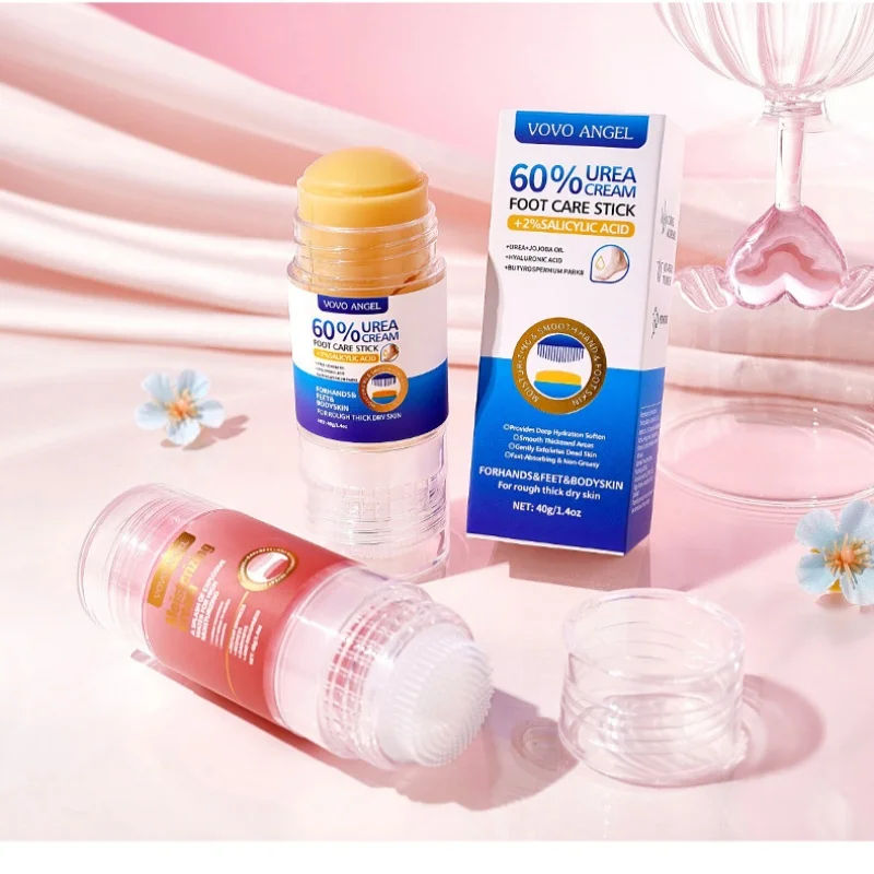 Anti-Chapping Cream for Dry Hands and Feet, Moisturizing Balm with Brush, Portable Moisturizing Hand Balm, Convenient to Carry, Autumn and Winter Skin Care