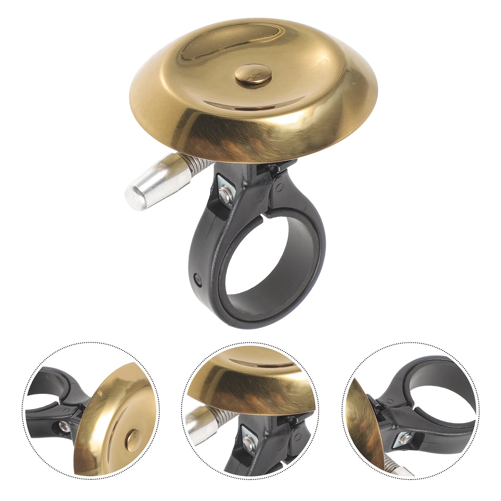 

Sturdy Bike Bell For Mountain Road Bikes Durable Anti-Aging Loud Ringing Bicycle Handlebar Bell Compact Rain Resistant