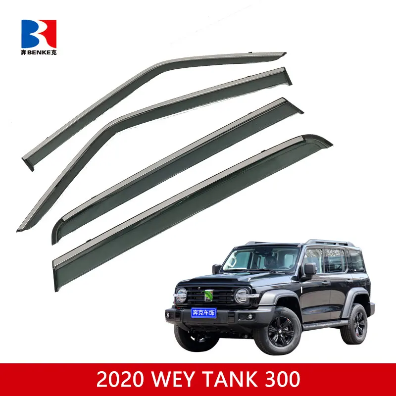 Car Accessories For Great Wall WEY Tank 300 Vent Door Window Visor Wind Deflector Sun Visor Rain Guard