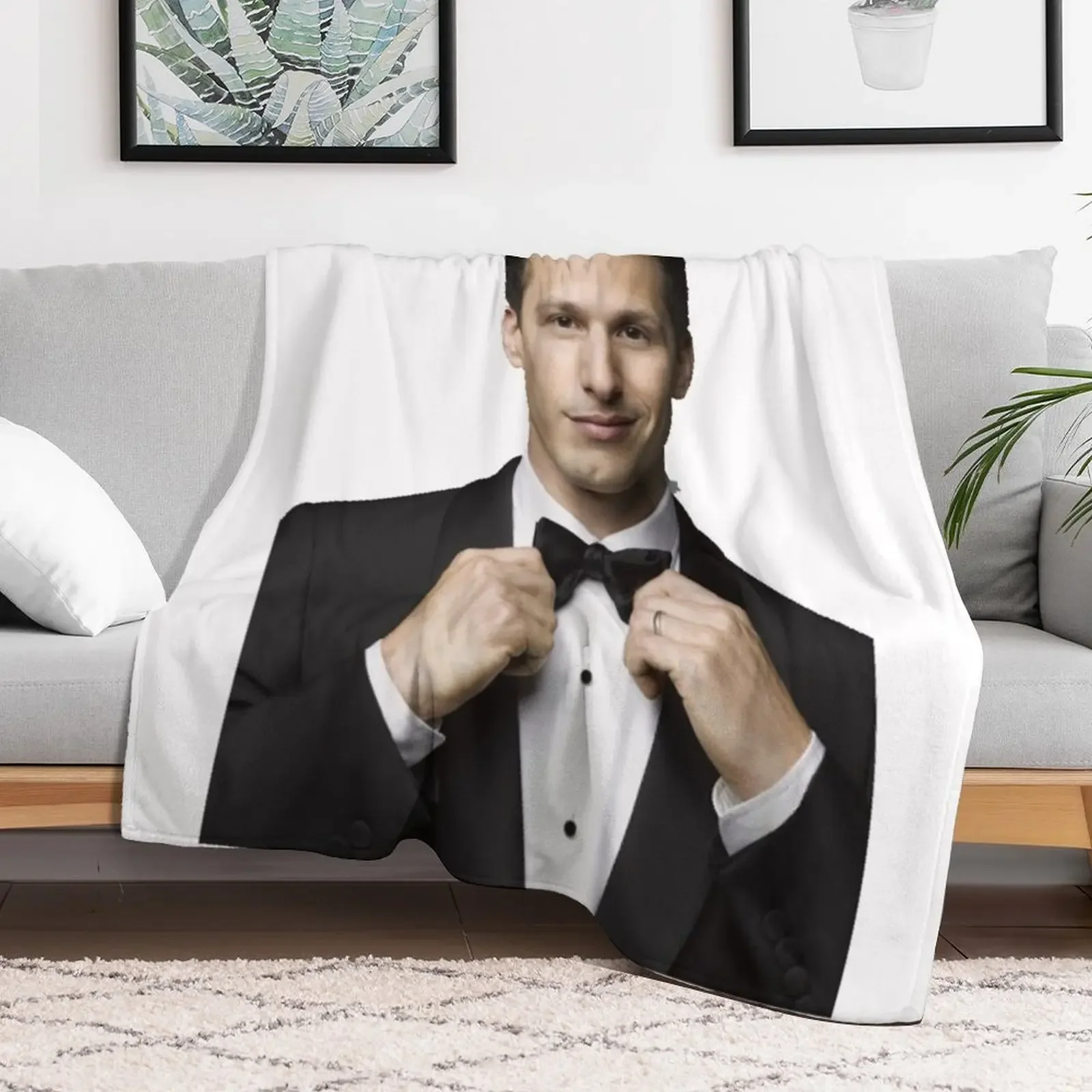 Andy Samberg Throw Blanket Fuzzy Plush Throw Blanket for Sofa Chair