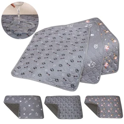 Lavável Pet Training Fralda Mat, Reutilizável Dog Pee Pads, Tapete de cachorro impermeável, Cat Supplies