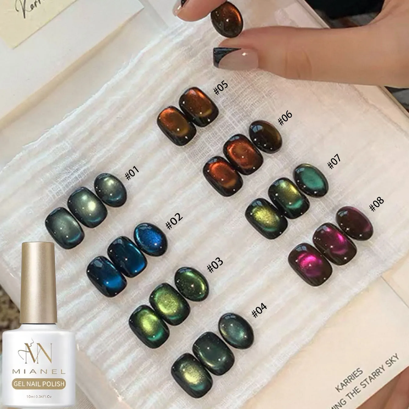 10ML 1PCS Black Nai…