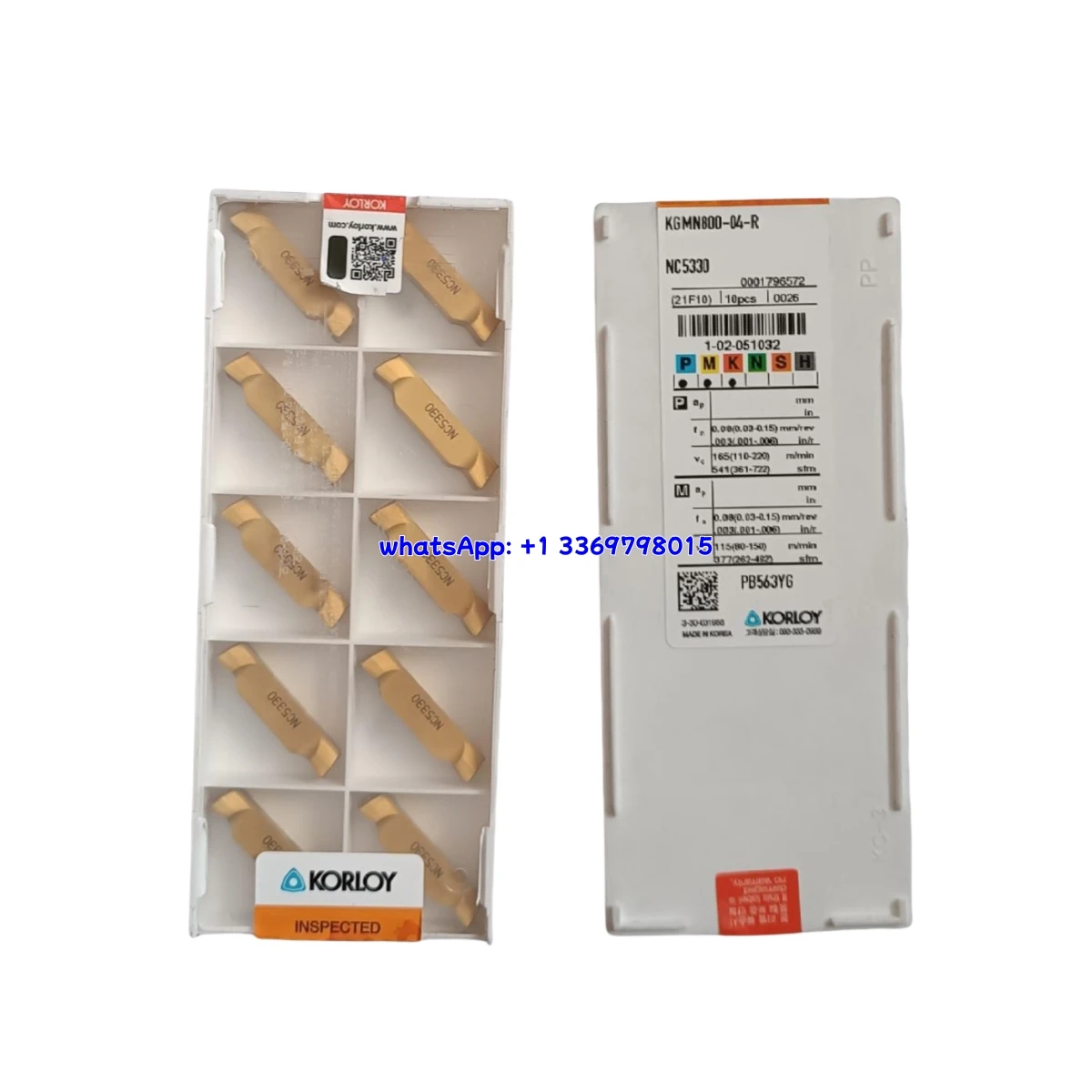 100% Original  KGMN KGMR KGMN500-04 08 KGMN800-04 08 KGMN300-60 -T R RP NC5330 PC5300  Groove Insert