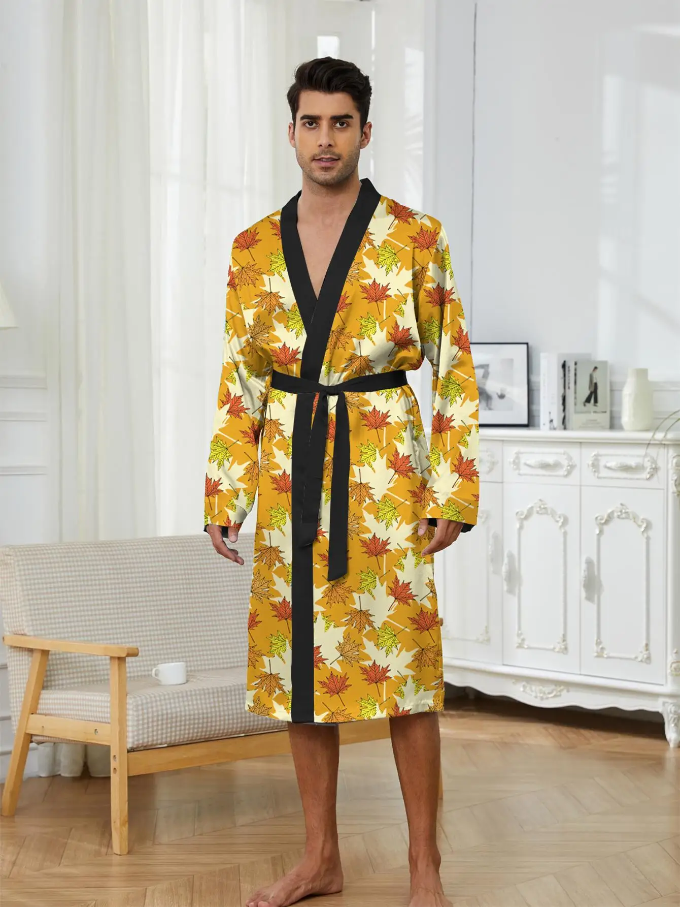 

1pcs Men's Robes 2026 Spring/Summer Robes Robe man Breathable robe Bathrobe men Graphic Bathrobe man 3D Printed