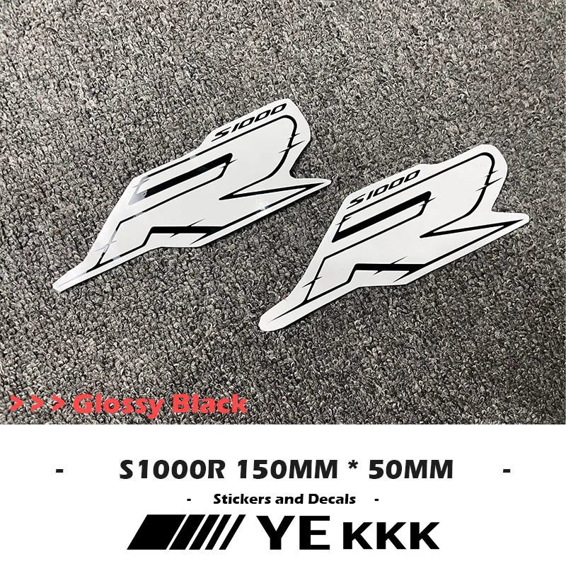 

For BMW S1000R 2X Motorcycle Fairing Shell Head Sticker Decal Cutout Lines Custom Color S1000R 150MM*50MM A Pair