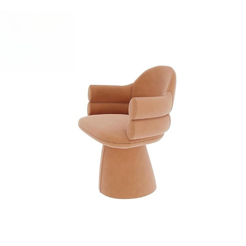 

Creative solid wood dining chair villa discussion area designer senior armchair cream style furniture