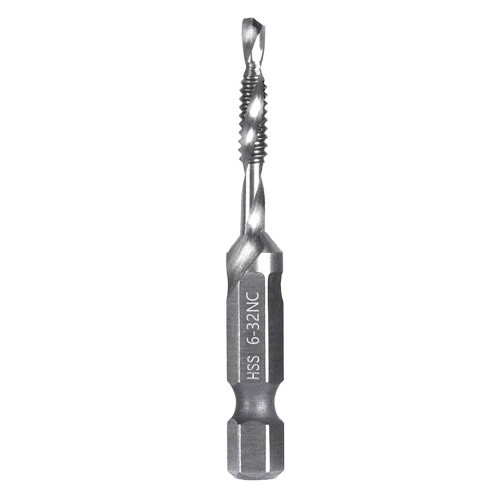 

Compound Deburring Drill and Tap Bit Set High Speed Steel Quick Replacement Step Processing Rustproof Suitable for Aluminum