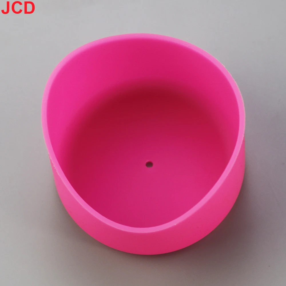 JCD 1pcs 7cm Curved Silicone Cup Bottom Cover Heat Insulation Coaster Sleeve Water Cup Cover Anti-Slip Bottle Protective Sleeve