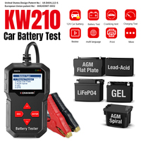 KONNWEI KW210 Automatic Smart 12V Car Battery Tester Auto Battery Analyzer 100 to 2000CCA Cranking Car Battery Tester