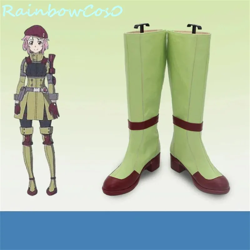 

Lisbeth Shinozaki Rika Sword Art Online Cosplay Shoes Boots Game Anime Halloween Christmas RainbowCos0 W3541