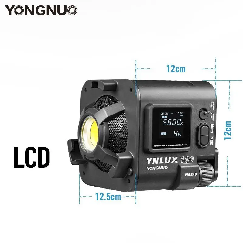 Yongnuo LUX100 Đèn LED Chụp Ảnh Phòng Thu Ánh Sáng Cho Tiktok Youbute Trò Chơi Video Trực Tiếp Chiếu Sáng 100W Di Động Quay Phim Chụp Ảnh