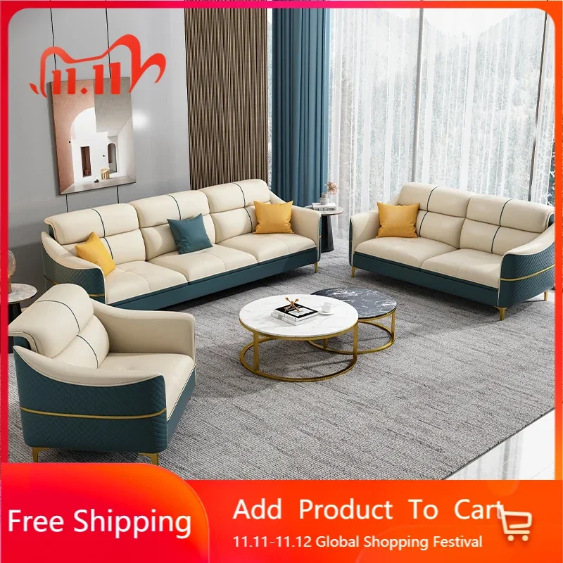 

Minimalist Leather Living Room Sofas Recliner Italian Wooden Nordic Daybed Sofas Designer Woonkamer Banken Unique Furniture