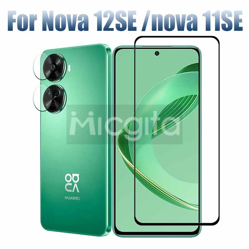 Full Glue Screen Protector For Huawei Nova 12SE Nova 11SE Smartphone Glass Anti-Scratch For Nova 11se Soft fiber lens film