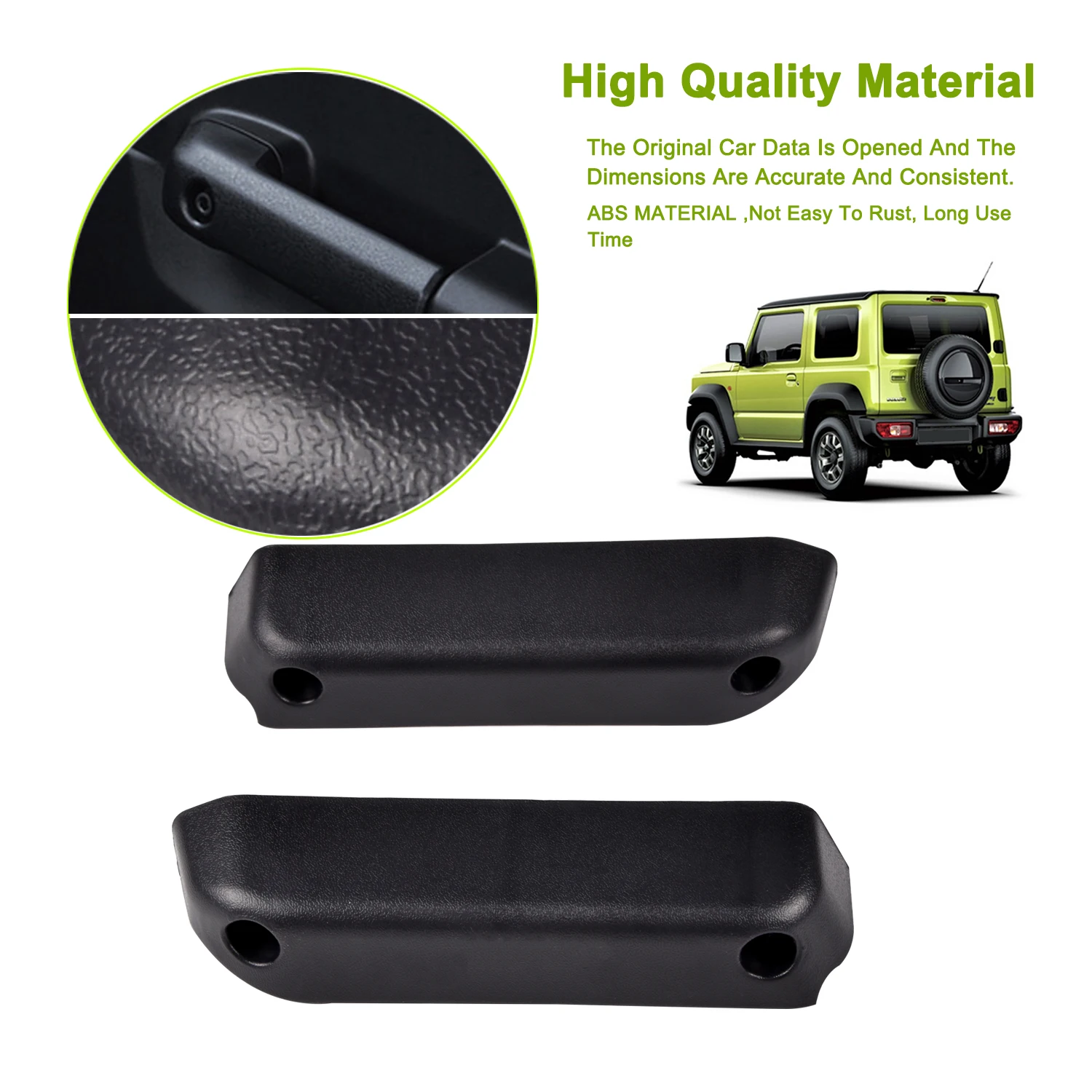 2PCS For Suzuki Jimny Sierra JB64 JB74 Door Inner Armrest Storage Box Containers Tray Organizer Stowing Tidying Box Accessories