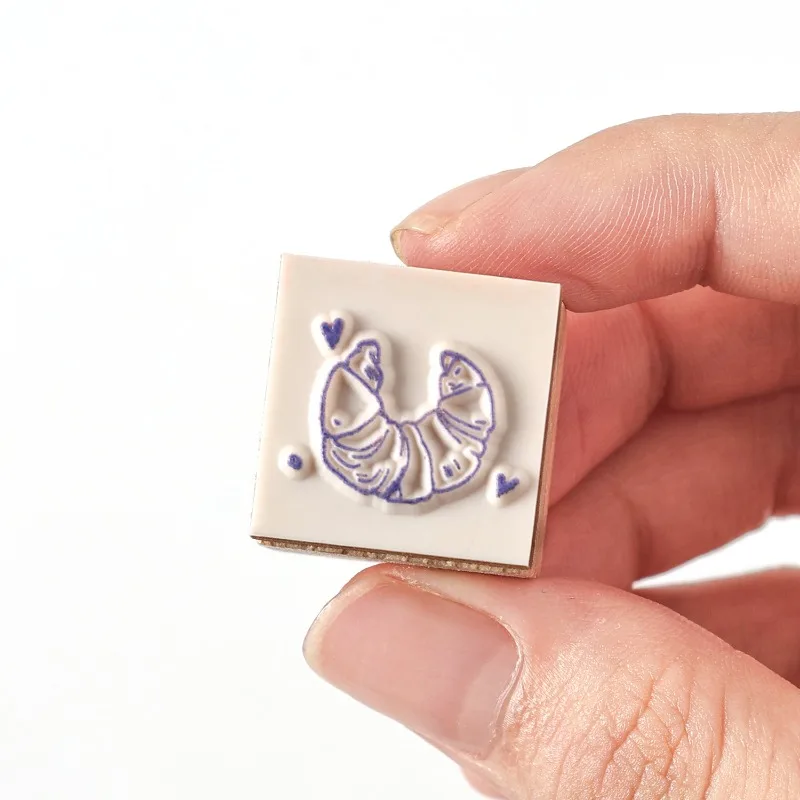 8 قطعة/المجموعة لطيف ختم خشبي لمجلة القصاصات الحلو البسيطة الكرتون مذكرات الديكور ختم DIY طالب ختم الاطفال هدية #4