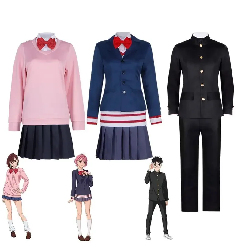 

CyKen Takakura Okarun Косплей Костюм Аниме Dandadan Granny's Powers Черная униформа с крышкой для лица и очками для женщин и мужчин