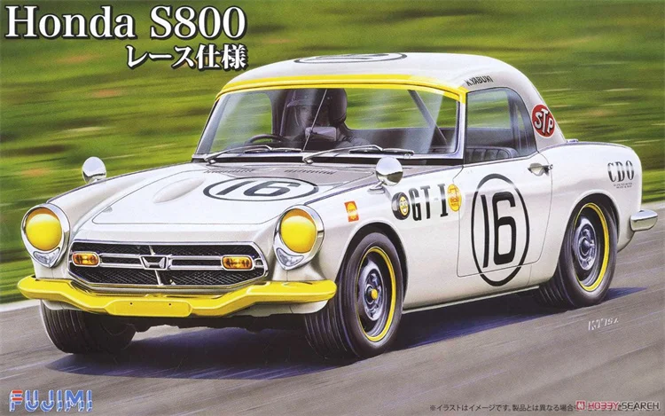 

Fujimi 03968 Static Assembled Car Model Toy 1/24 Scale For Honda S800 Racing Car Model Kit