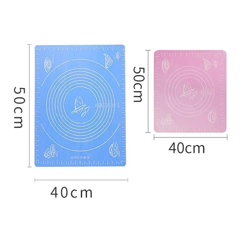 29*26cm Silicone Baking Mats Sheet Pizza Dough Non-Stick Maker Holder Pastry Kitchen Accessories Cooking Tools Utensils Bakeware