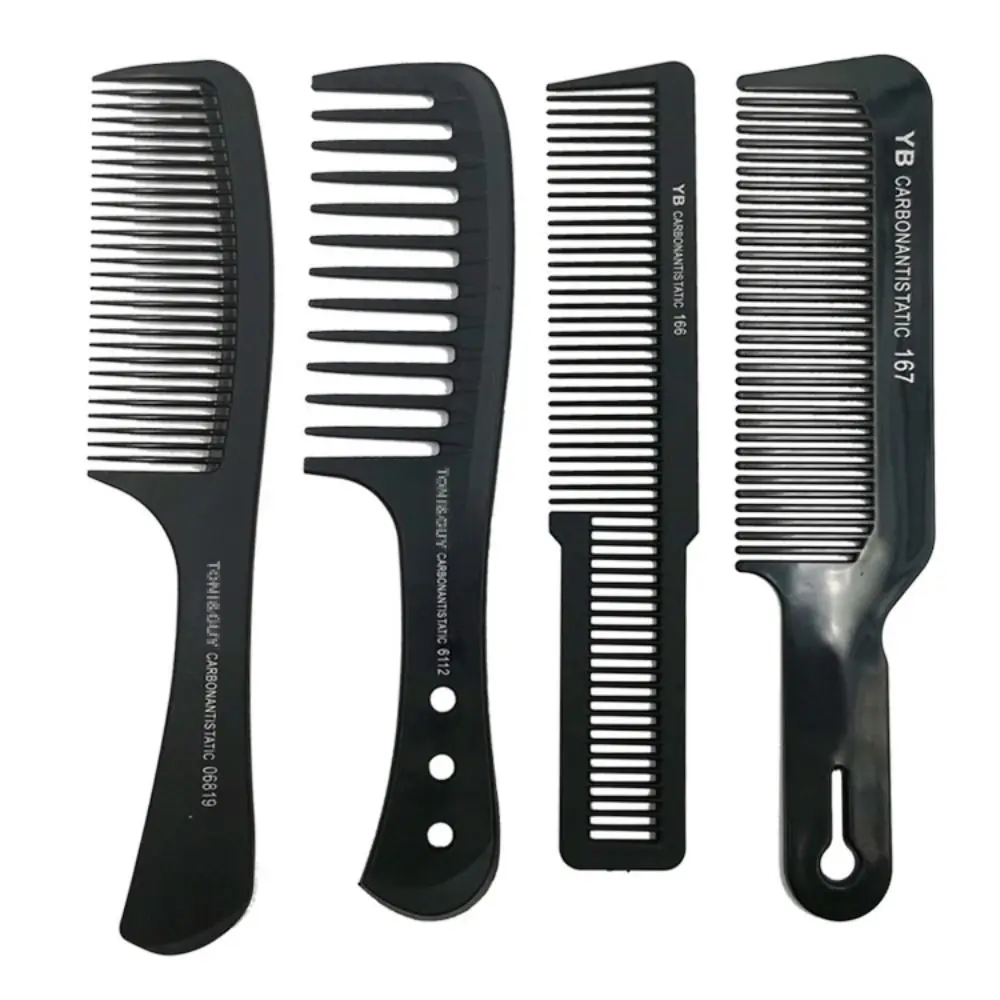 Hairdresser Plastic Hair Cutting Comb Black Hair Brushes Pro Hairdressing Combs Anti-static Salon Barber Comb Men/Women