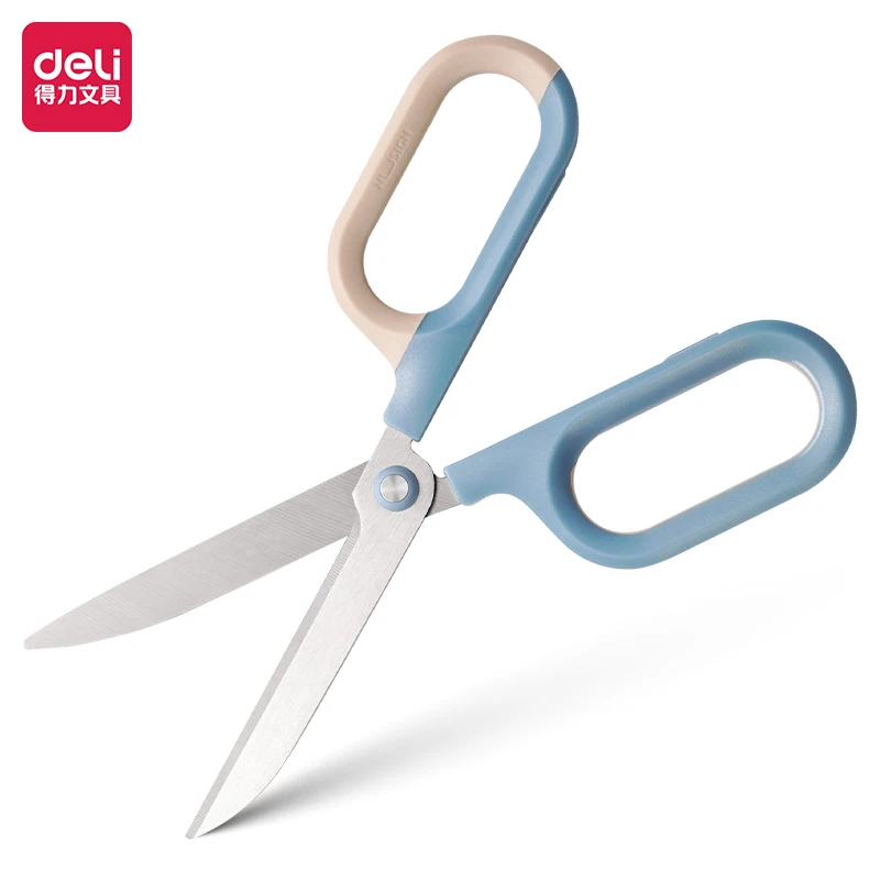 tesoura-deli-nusign-ns055-ns056-de-aco-inoxidavel-revestido-de-titanio-com-economia-de-esforco-180-155mm-7-6in-para-uso-domestico-escritorio-e-escolar