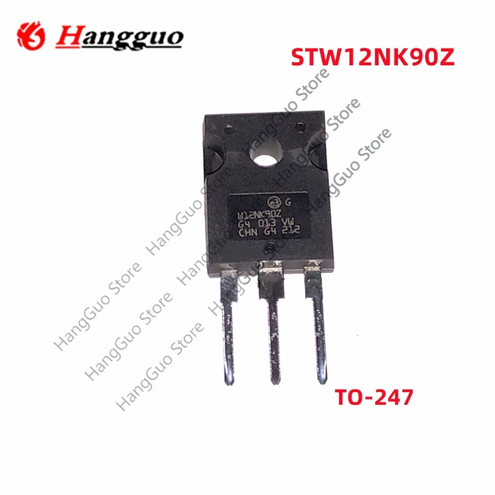 

10PCS/Lot Original STW12NK90Z W12NK90Z TO-247N Channel FET 12A 900V