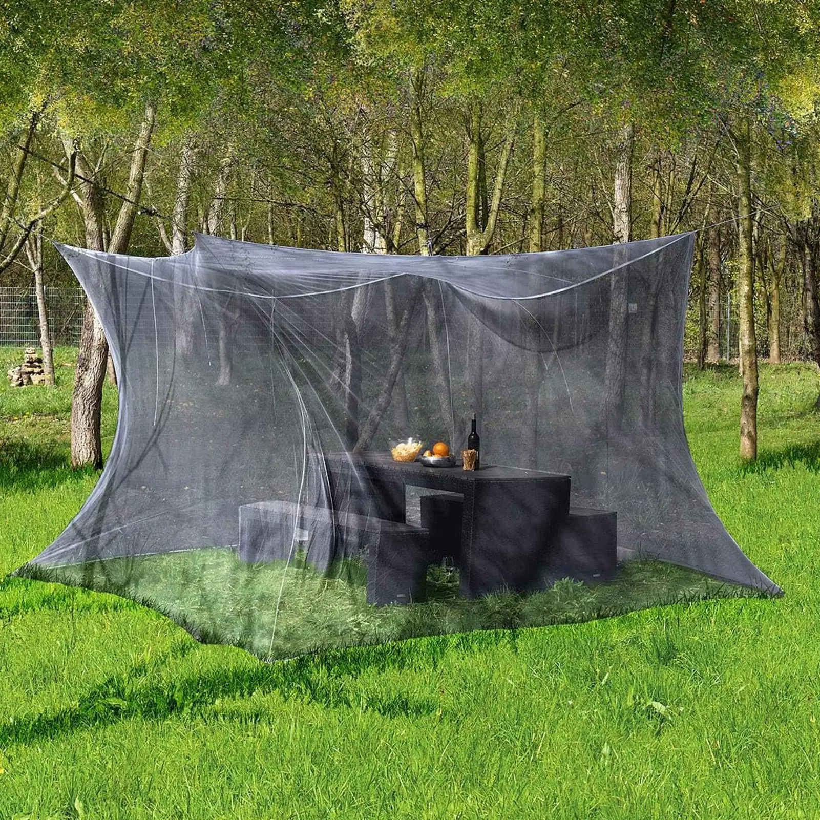 1PC 300x300x250cm Outdoor Mosquito Net Breathable Mesh Portable Camping Insect Net Home Patio Fishing Travel Mosquito Protector